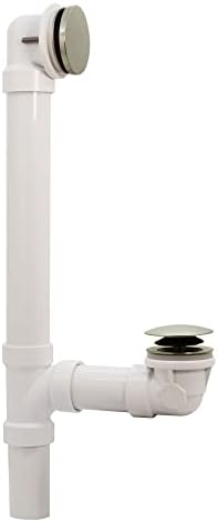 High-Quality 12 4 Bath Waste Overflow Assembly - SATIN NixFFFF