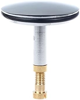 FASTROHY 2Pcs Bathtub Drain Stopper 43mm Silver