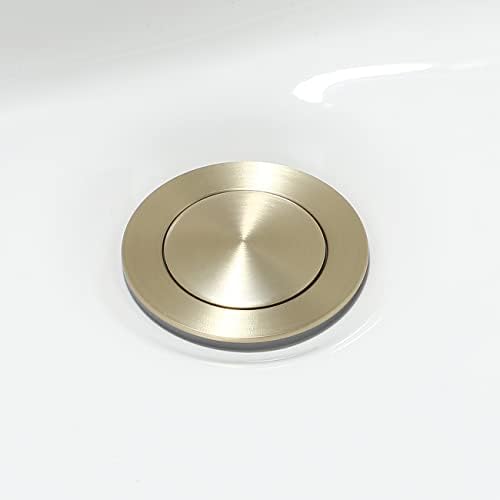 Bathroom Sink Drain Stopper with Overflow Stainless Steel