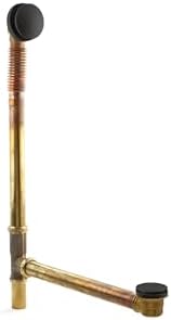 KOHLER CLEARFLO Brass Toe Tap Bath Drain with 3-12 Diameter 699934319971