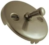 Kingston Brass DTL103 Round Overflow Plate with Trip Lever Drain