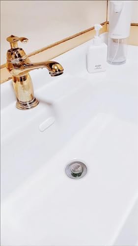 4-Piece Durable Rubber Sink Overflow Caps