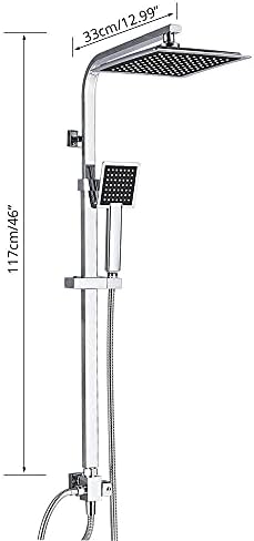 Rainbow Glow Chrome Bath Shower Faucet