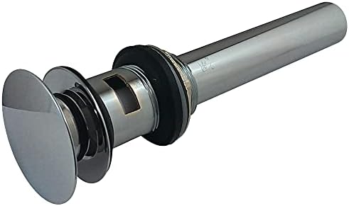 Reliable Kingston Brass Sink Drain Set in Wall Overflow Chrome