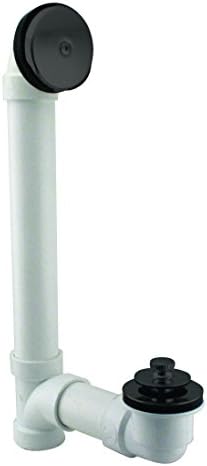 Westbrass Pull Drain Bath Waste System Schedule 40 PVC Matte Black