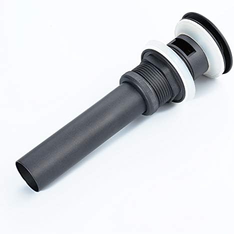 GLYYR Drain Stopper Bath Sink Overflow Click Clack Brass Design