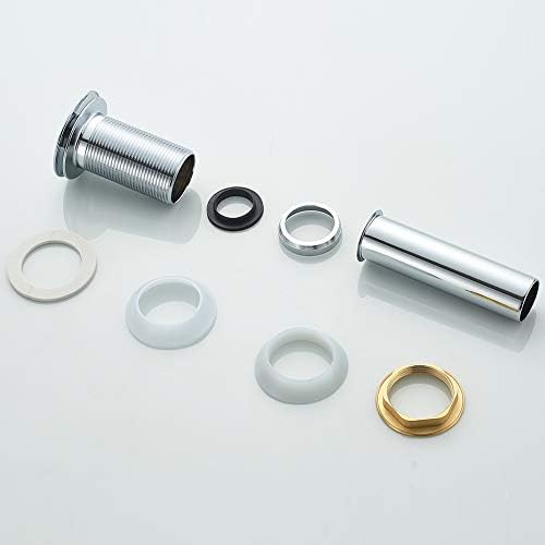 Bathroom Sink Drain with Strainer No Overflow Install Polished Chrome