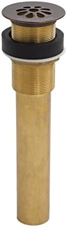 SinkSense Aged Copper Sink Drain