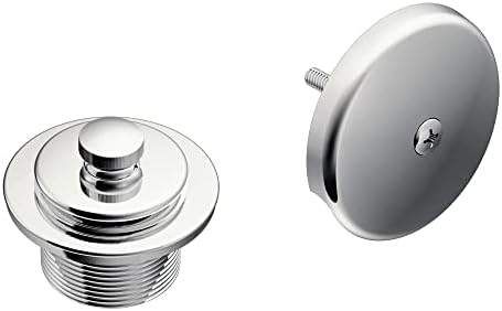 Moe Chrome Push-N-Lock Metal Tub and Shower Drain Kit