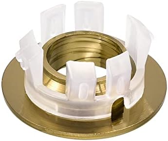 Sink Trim Overflow Cover for Kitchens Bathrooms Gold