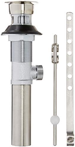 Sturdy Overflow Bathtub Drain in Brushed Nickel