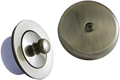 Kingston Brass Lift Turn Tub Drain Kit Antique Brass Fashion Your Bathroom