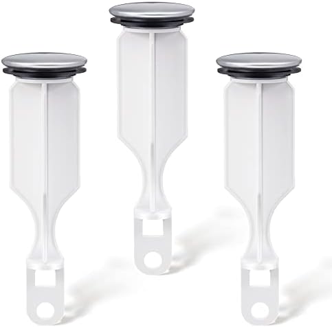 Keep Drains Clear with 2-Piece Sink Stoppers