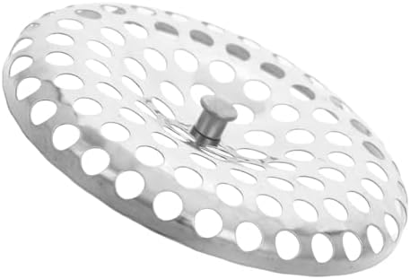 Garneck stainless steel shower drain strainer with clog prevention for bath kitchen