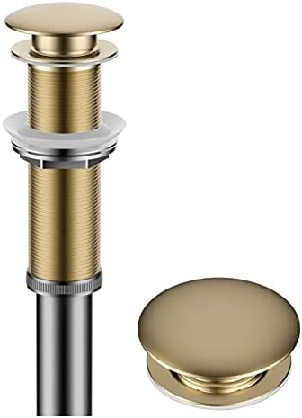 Kraus Enhanced Drain ez installation in brushed gold