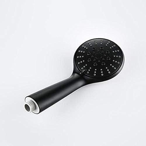 Matte Black 3-Way Thermostatic Bathroom Faucet with Rainfall Handheld