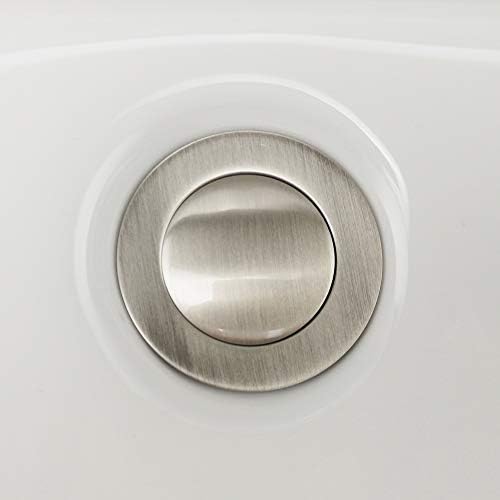 Purelux bathroom drain stopper durable Brass finish no overflow 5-year warranty