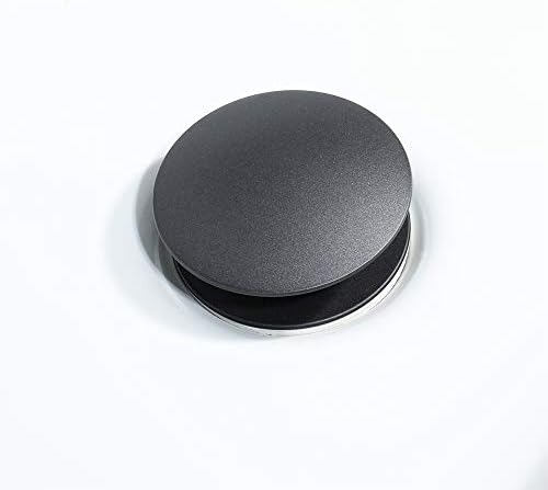 GLYYR Drain Stopper Bath Sink Overflow Click Clack Brass Design