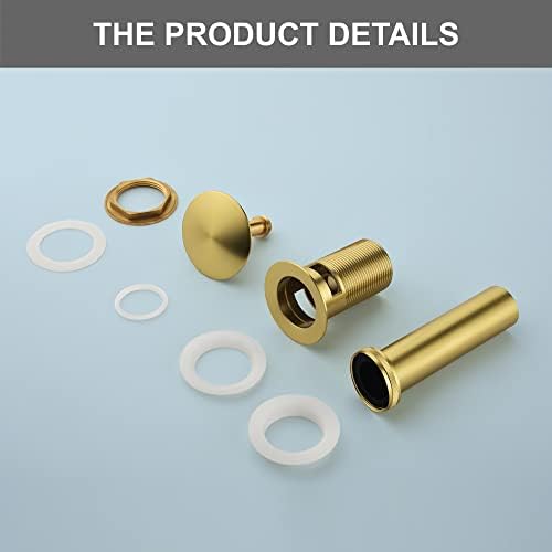 SHAMANDA Brass Bathroom Sink Drain Stopper