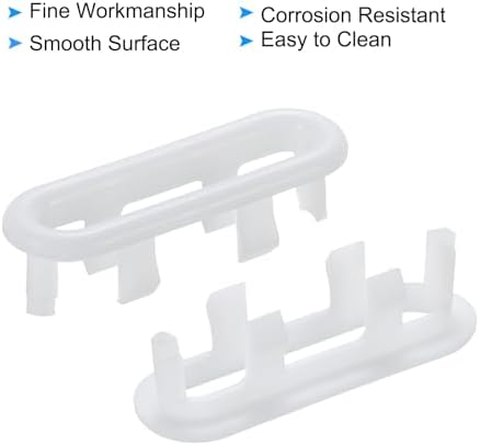 Sturdy Durable Sink Overflow Cover in White