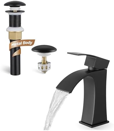 KES Black Pop Up Drain Stopper