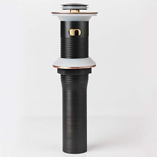 Durable Oil Rubbed Bronze Sink Drain with Overflow Ultra-Rugged Bathroom Fixtures