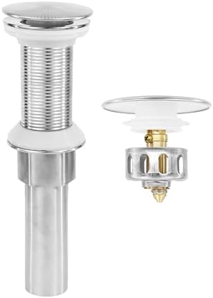 Stainless Steel Pop-Up Sink Drain with Strainer