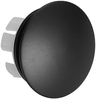 Homevichael Sink Overflow Cover Matte Black Brass