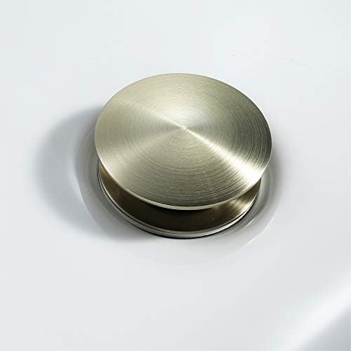Durable Brass Sink Drain Stopper - Easy Install Overflow-Free