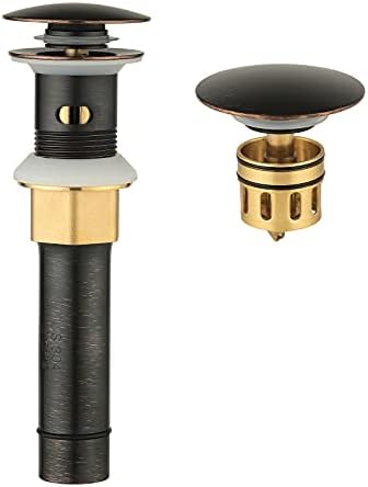 ESFOR 304 Stainless Steel Sink Drain with Overflow