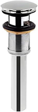 Vessel Sink Drain Stoppers Overflow Chrome Finish