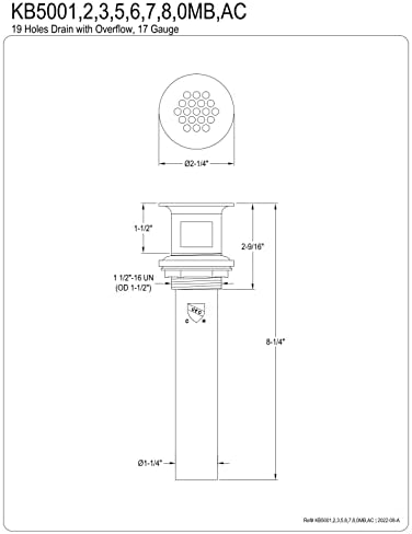 High-Quality Matte Black Sink Drain