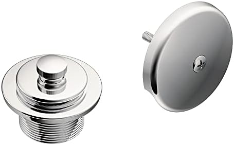 Moe Chrome Push-N-Lock Metal Tub and Shower Drain Kit