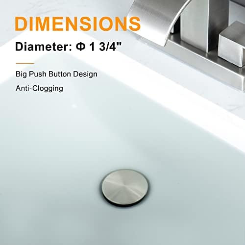 Vessel Sink Drain with Anti-Clocking xbcPipe