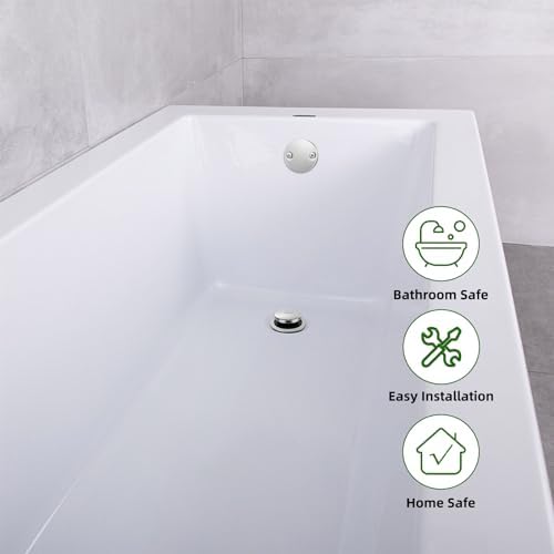 Brushed Nickel bathtub drain set