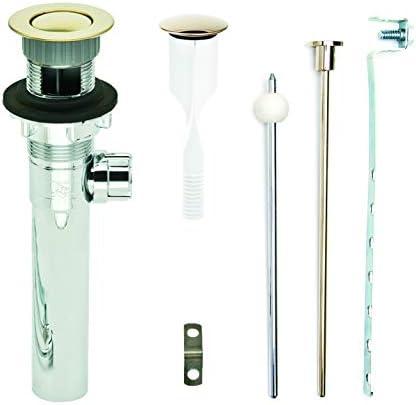 PermaFLOWPF0324-PB-CH Never Clog SinkLavatory Drain with Magnetic Stopper - Chrome Body