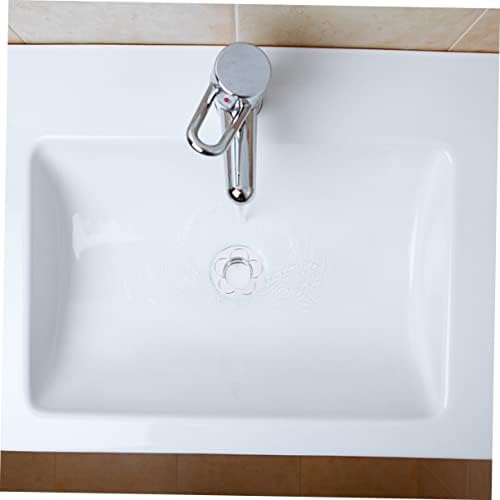 Copper bathtub drain plug Silver finish prevents clogging easy to use