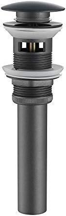 GLYYR Drain Stopper Bath Sink Overflow Click Clack Brass Design