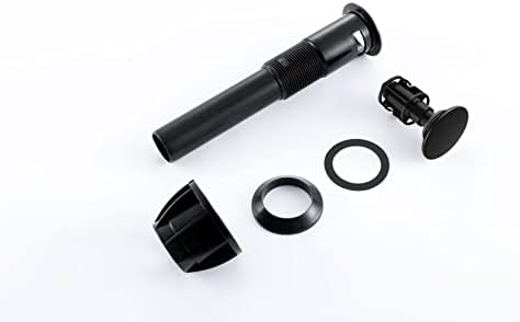 Sturdy 304 Stainless Steel Sink Drain Stopper Matte Black