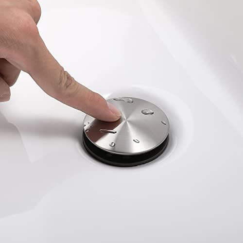 Vessel Sink Drain with Anti-Clog Overflow Protection and Smooth Finish