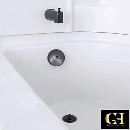 Gold-Haos Single Hole Bathtub Drain Overflow Plate