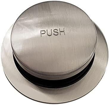 Westbrass Tip-Toe Bath Waste Assembly SATIN Nickel D4931-07