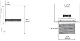 Moe Chrome Push-N-Lock Metal Tub and Shower Drain Kit