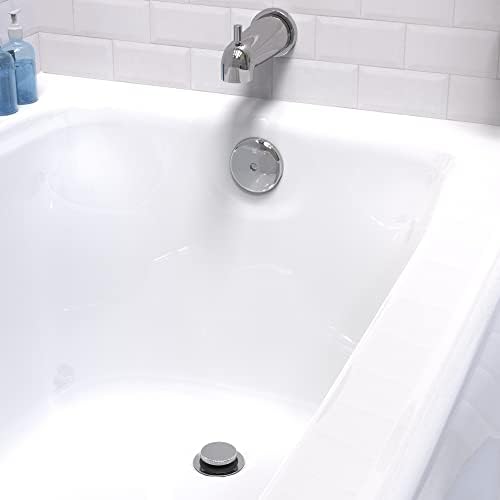Foot Lok Stop bathtub drain kit with Polished Chrome
