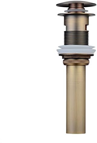 Beelee POP-UP Drain Stopper with Overflow Antique Brass Finish blissful home solution