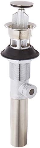Sturdy Overflow Bathtub Drain in Brushed Nickel