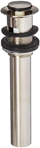 Jaclo 812-SN Finger Touch Drain with Overflow Satin Nickel