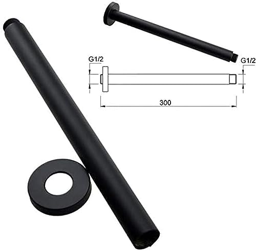 Luxury Black Ceiling Mount Faucet Set