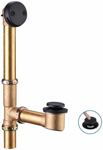 Sturdy Black Tubular Drain Kit