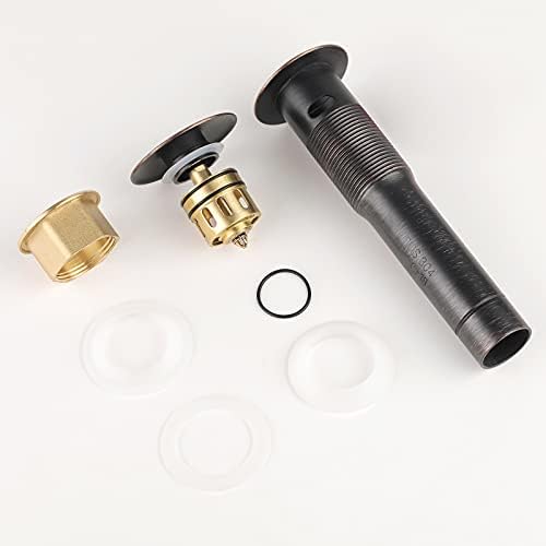 ESFOR 304 Stainless Steel Sink Drain with Overflow